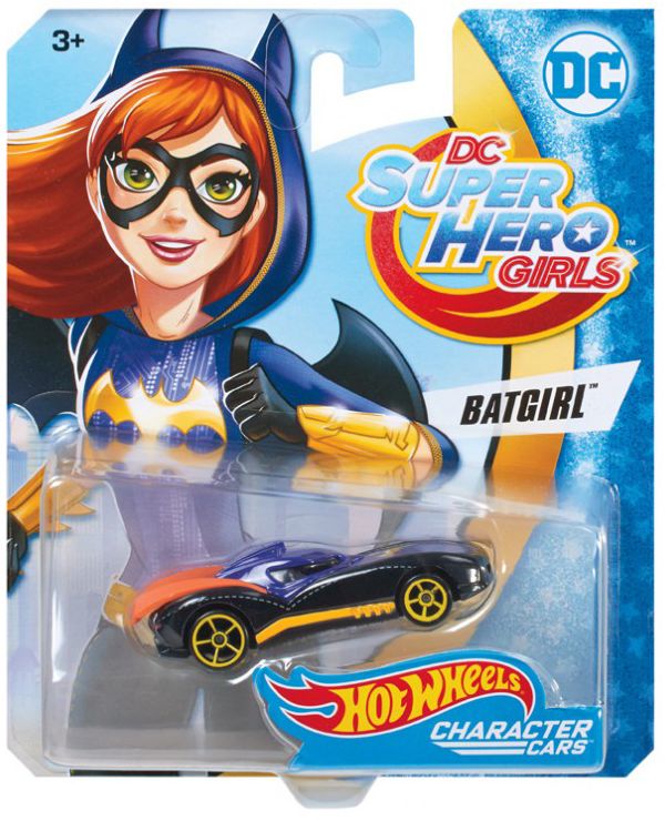 HW DCU Girls Charactr Car Ast