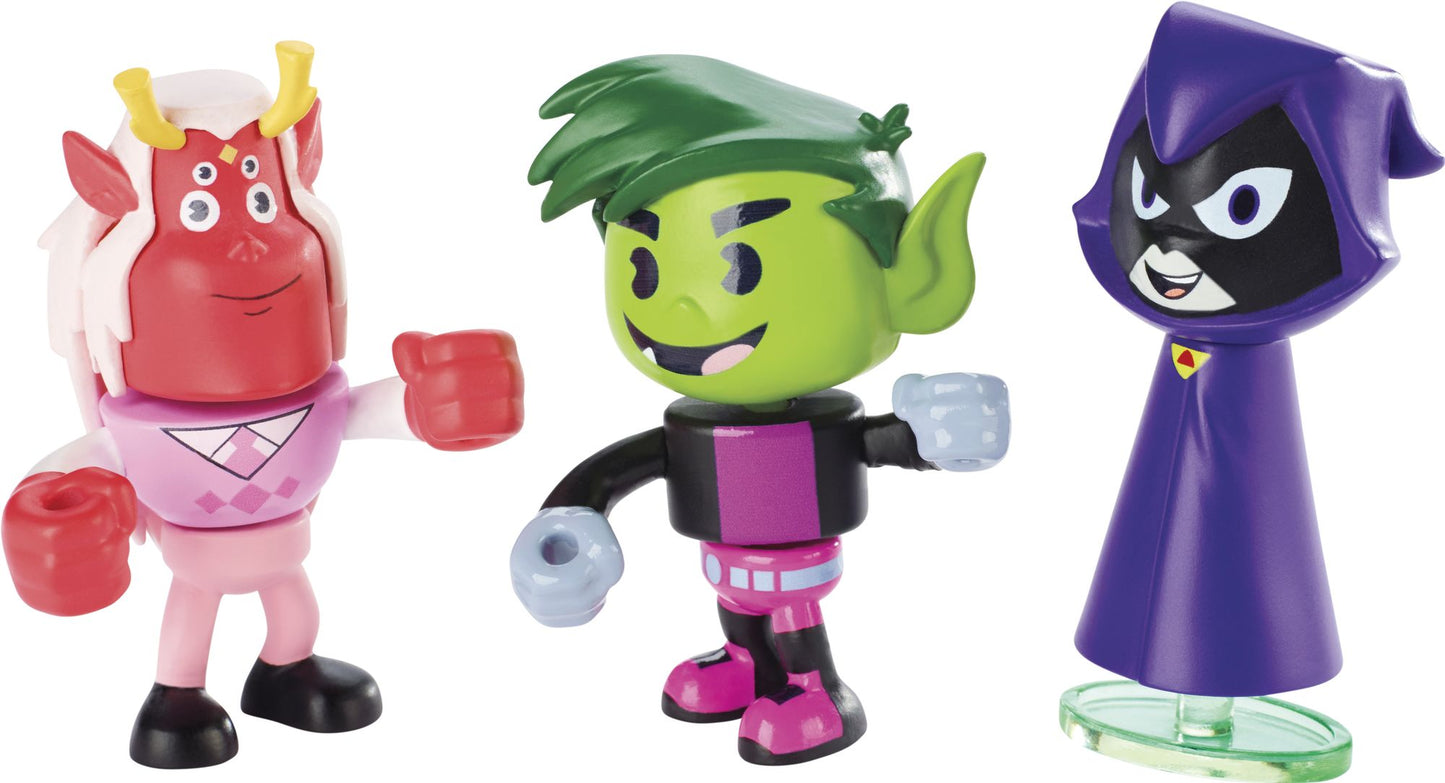 TEEN TITANS MINI FIGURE 3PK