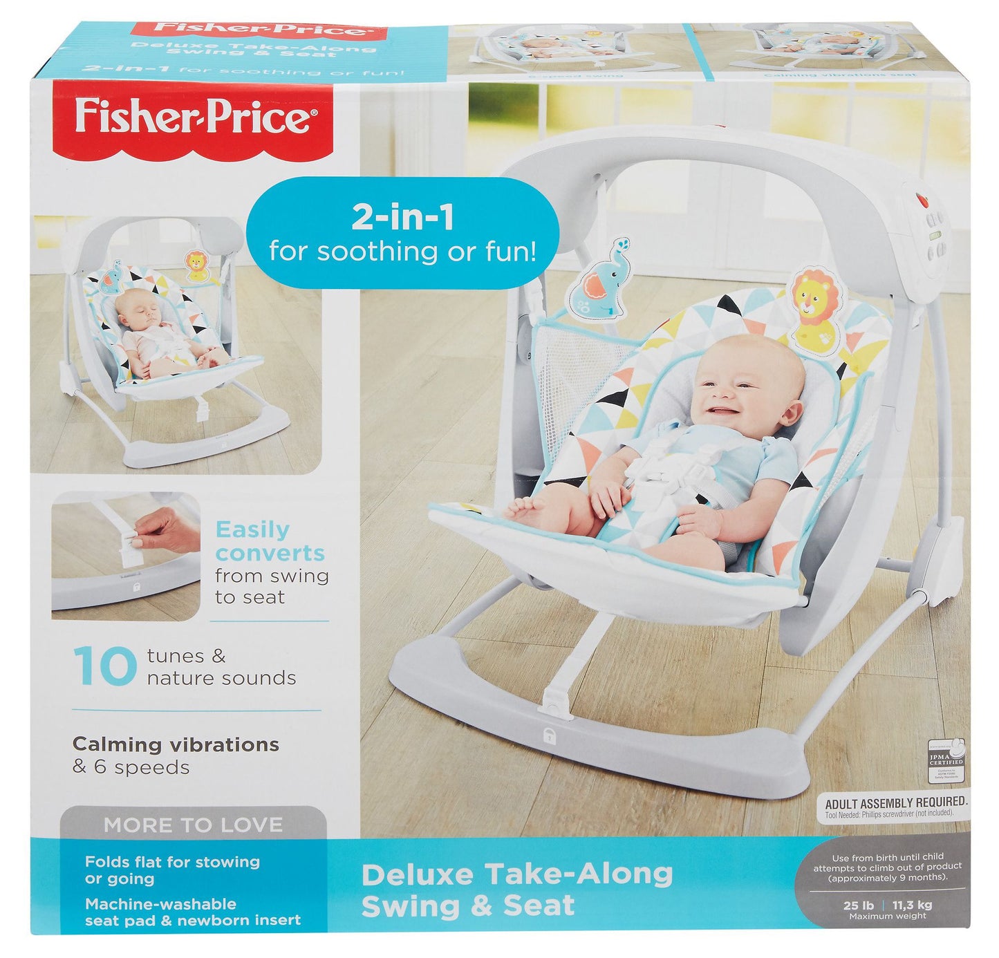 Deluxe Take-Along Swing & Seat - Windmill