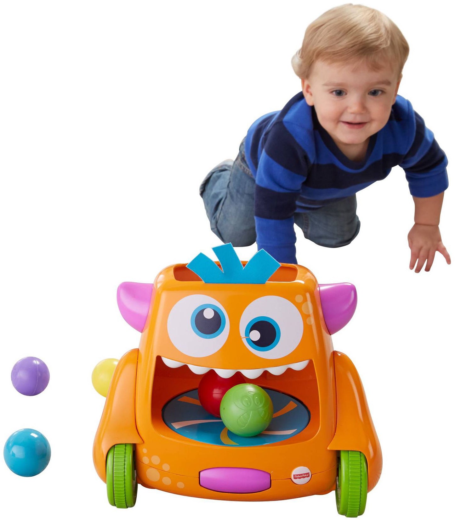 Fisher Price Zoom N Crawl Monster TV