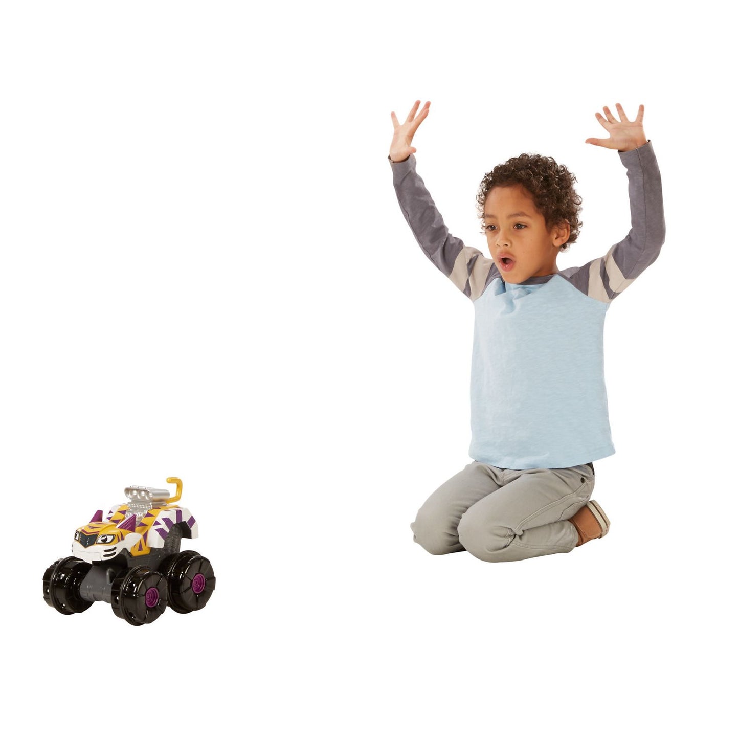 Fisher-Price¿ Nickelodeon? Blaze And The Monster Machines? Super Tiger Claws Stripes