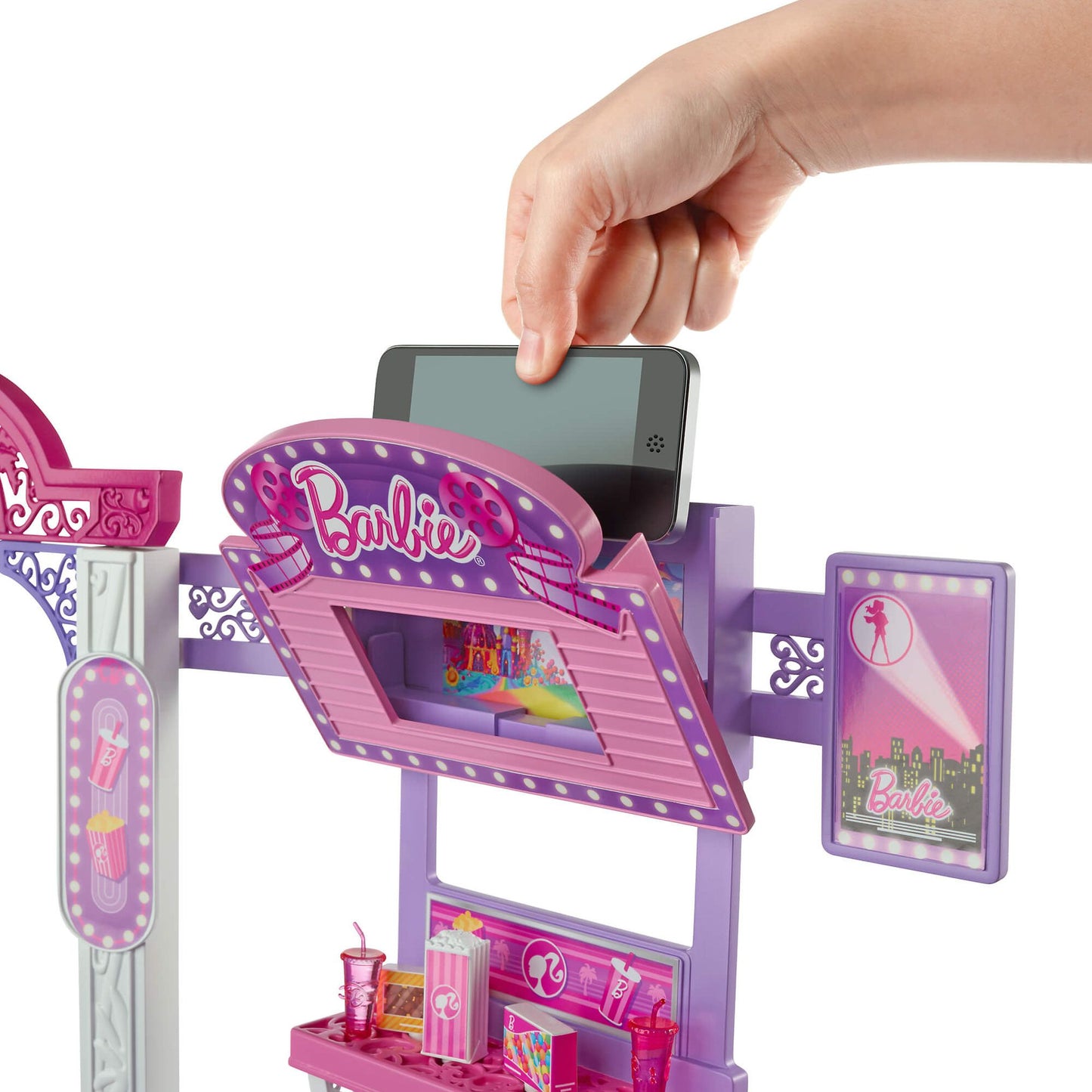 Barbie Malibu Ave 2-Story Mall with 2 Dolls - (50+ Pieces, 2' Tall, 4' Wide)