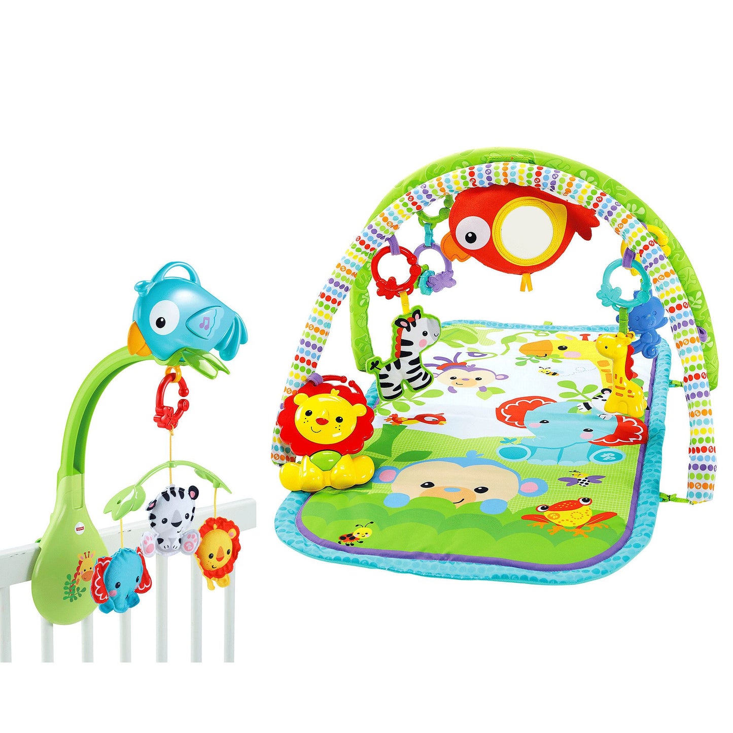 Fisher-Price¿ Rainforest? Gym & Mobile Gift Set