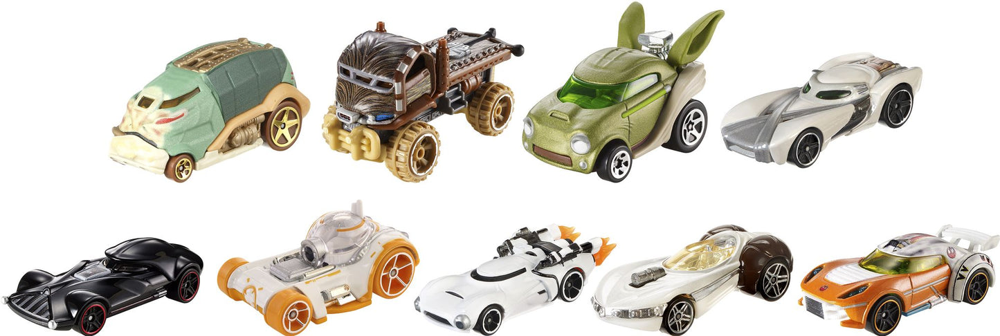 HOT WHEELS STAR WARS EP8 CHARACTER CAR ASST