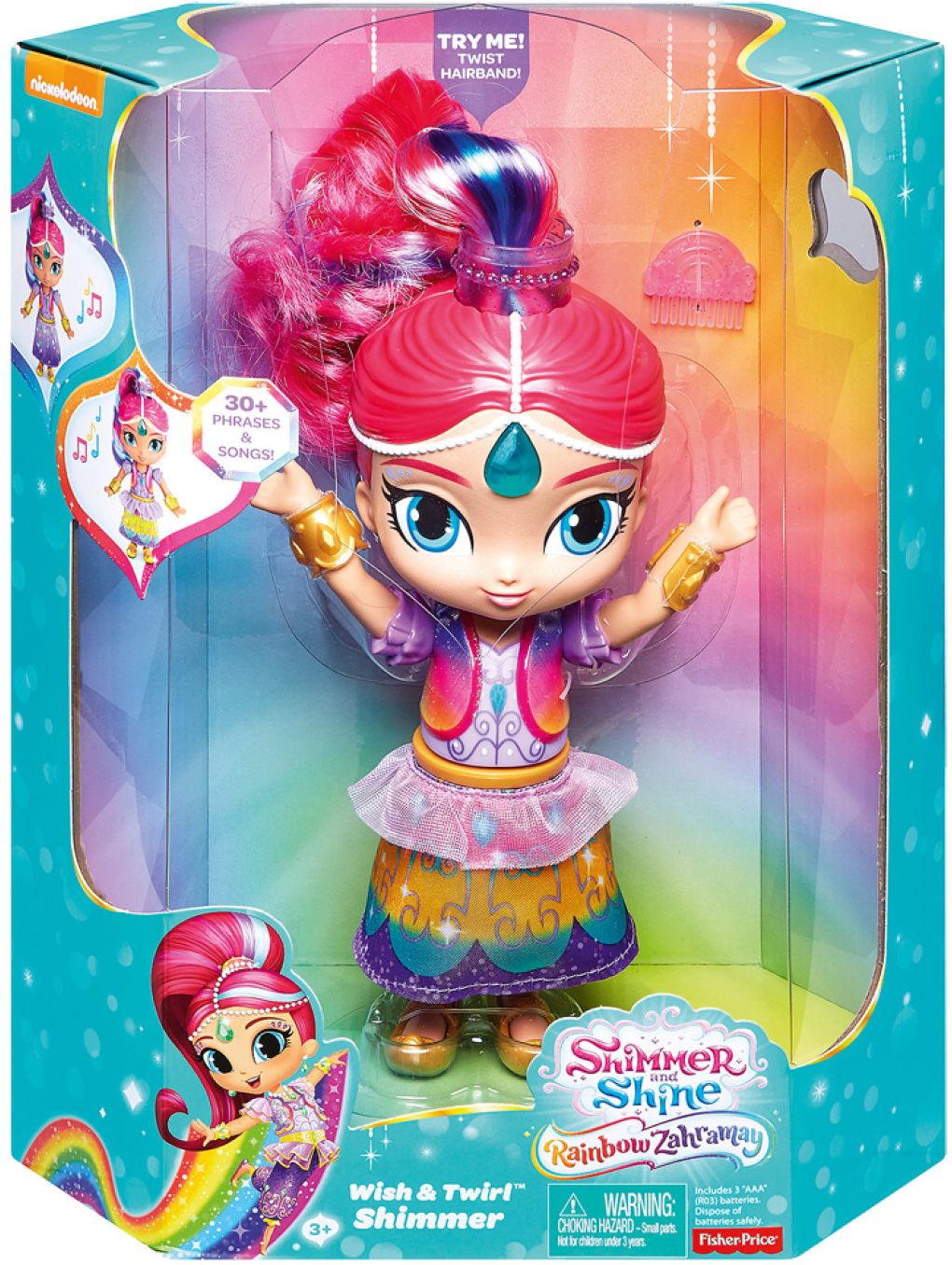 SHIMMER AND SHINE RAINBOW DOLL AST