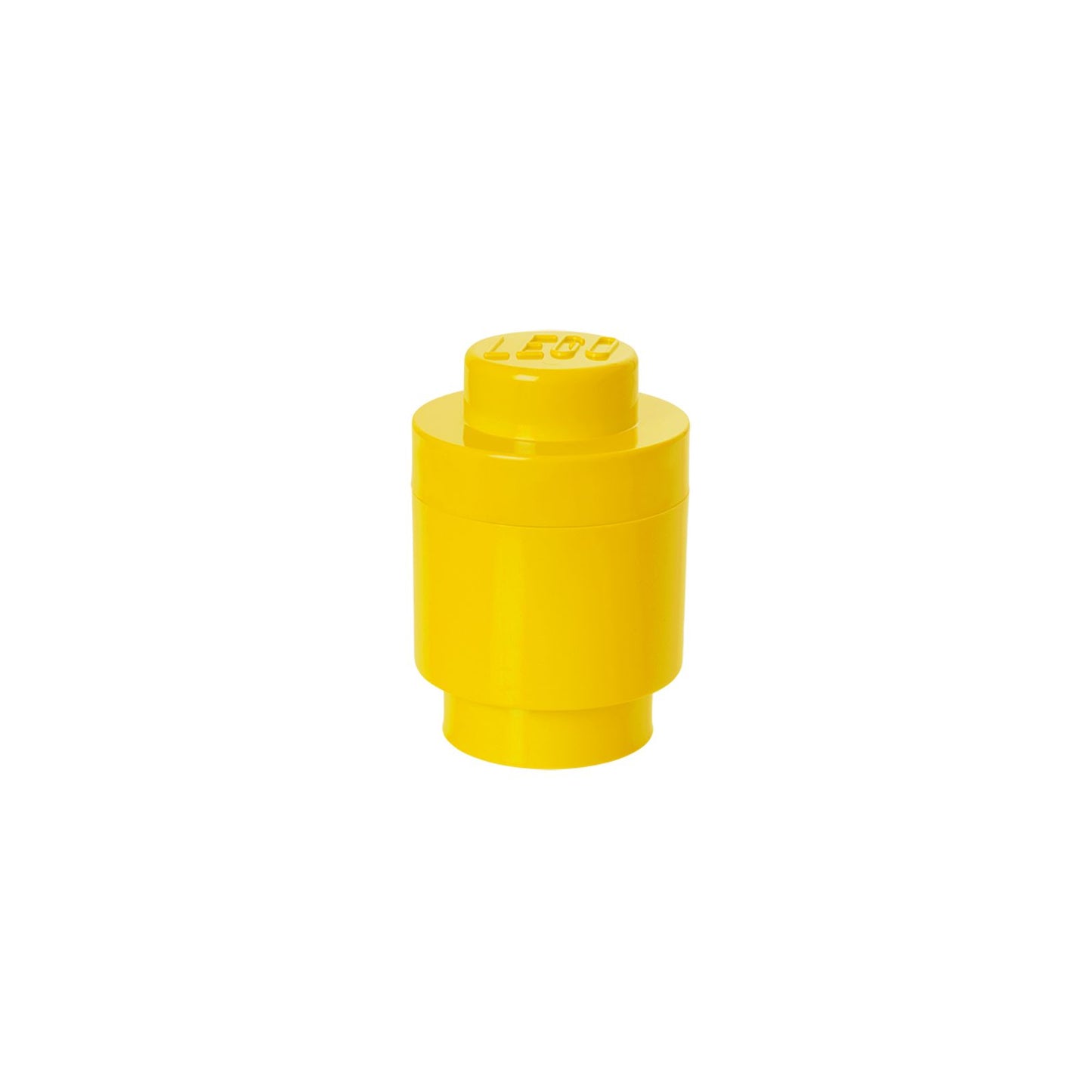 LEGO Storage Brick 1 Round, Bright Yellow