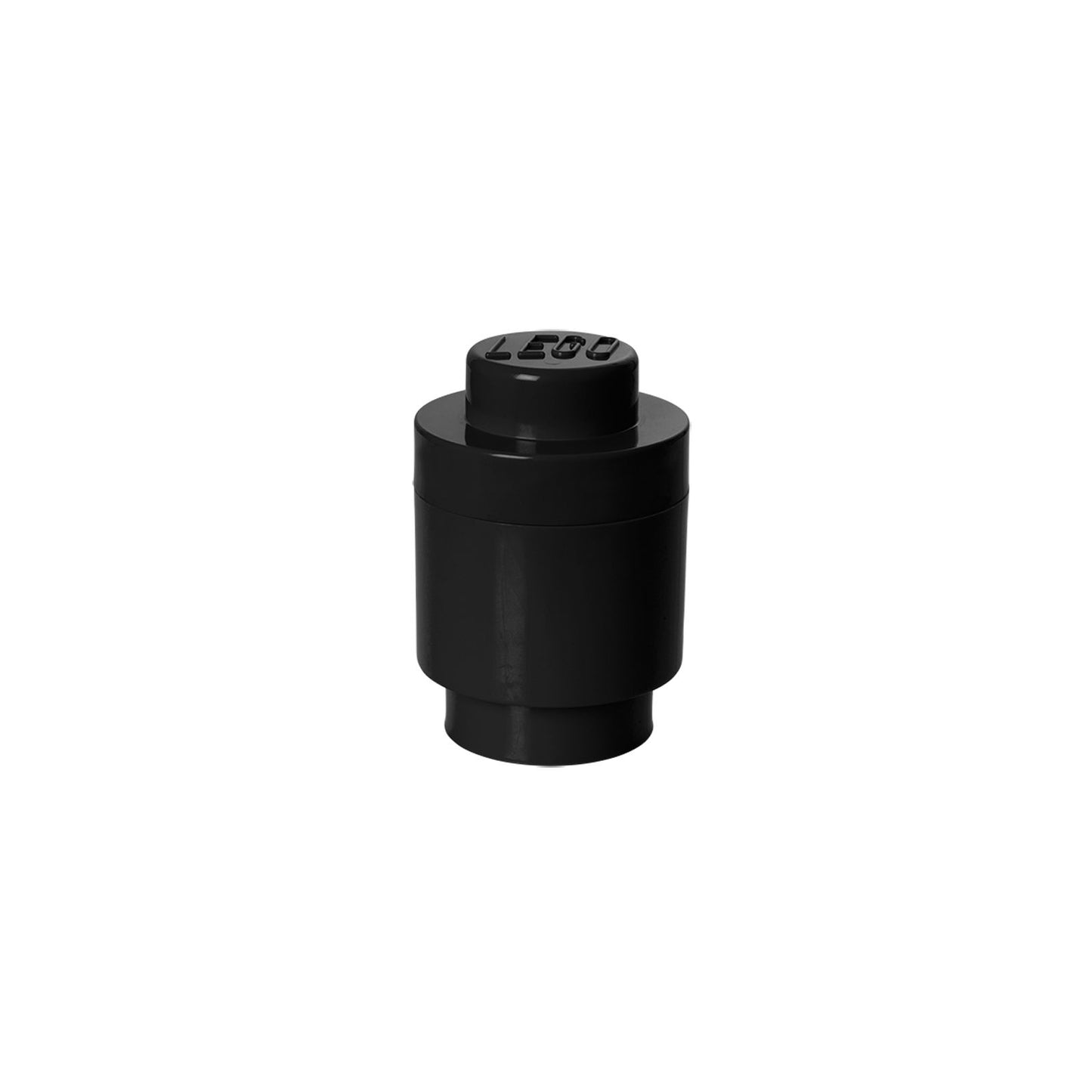 LEGO Storage Brick 1 Round, Black