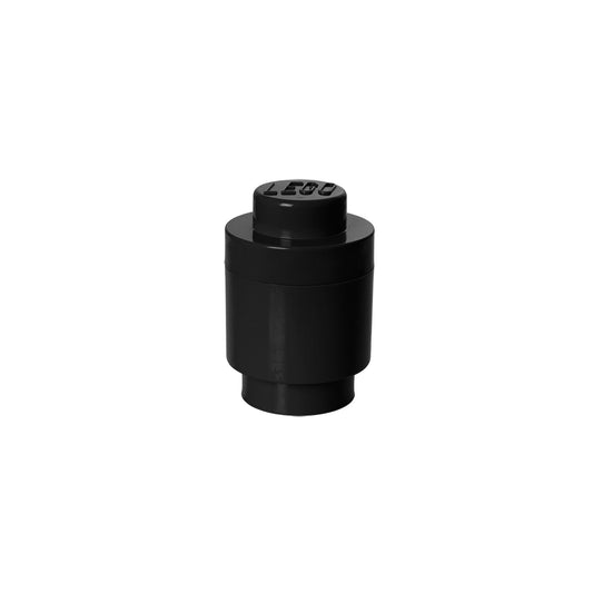 LEGO Storage Brick 1 Round, Black