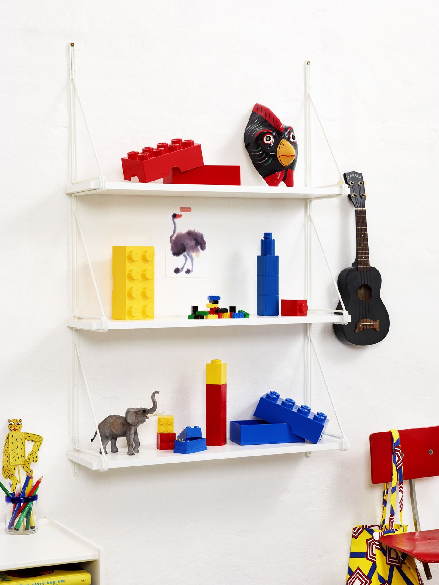 LEGO Storage Brick 4, Medium Stone Grey