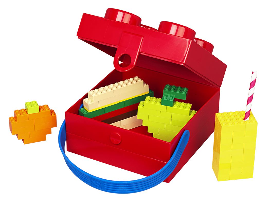 LEGO Lunchbox with Handle Bright Red