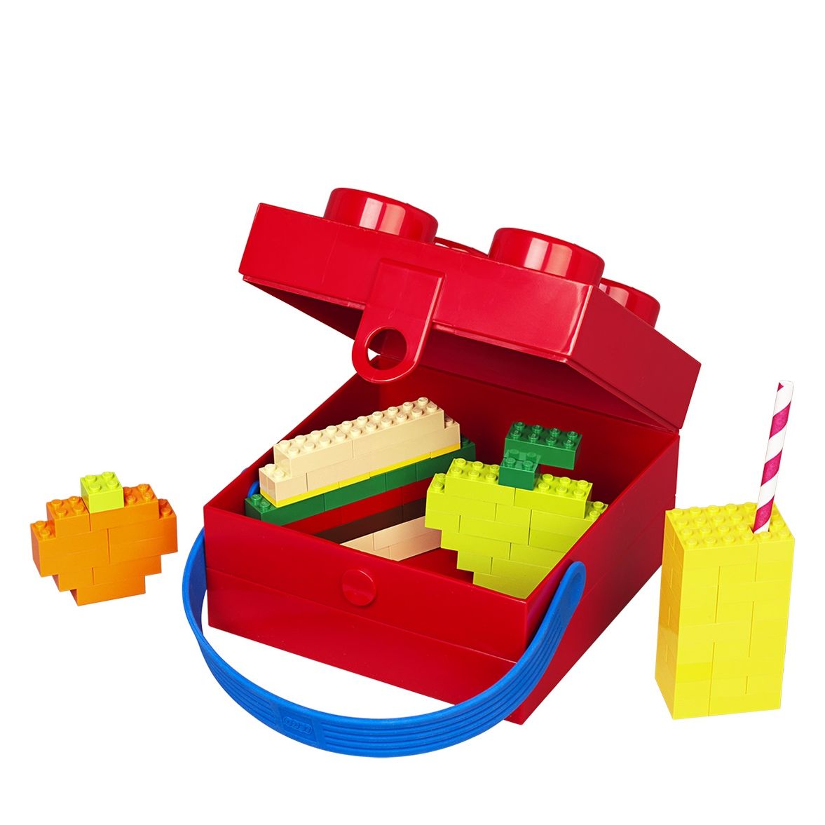 LEGO Lunchbox with Handle Bright Red