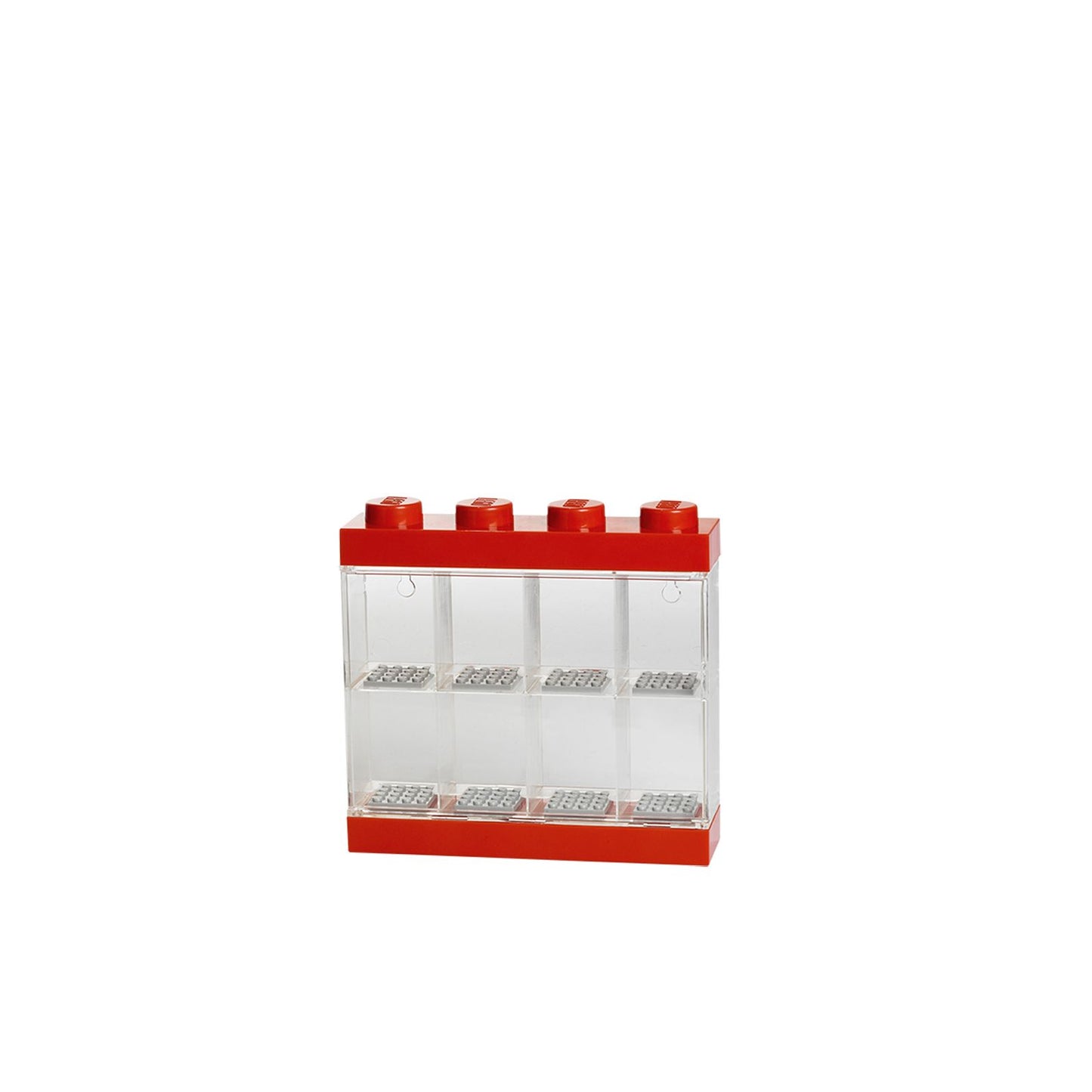 LEGO Minifigure Display Case 8, Bright Red