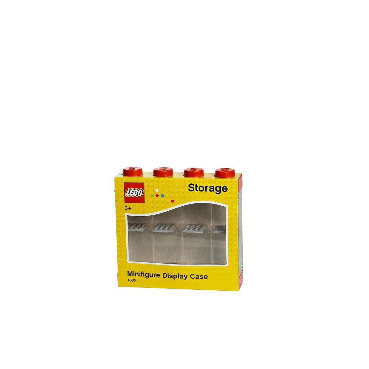 LEGO Minifigure Display Case 8, Bright Red