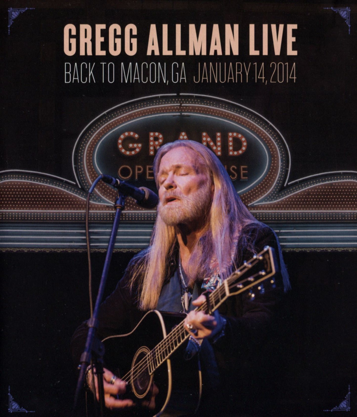 Gregg Allman: Live - Back To Macon, Ga - January 14Th, 2014