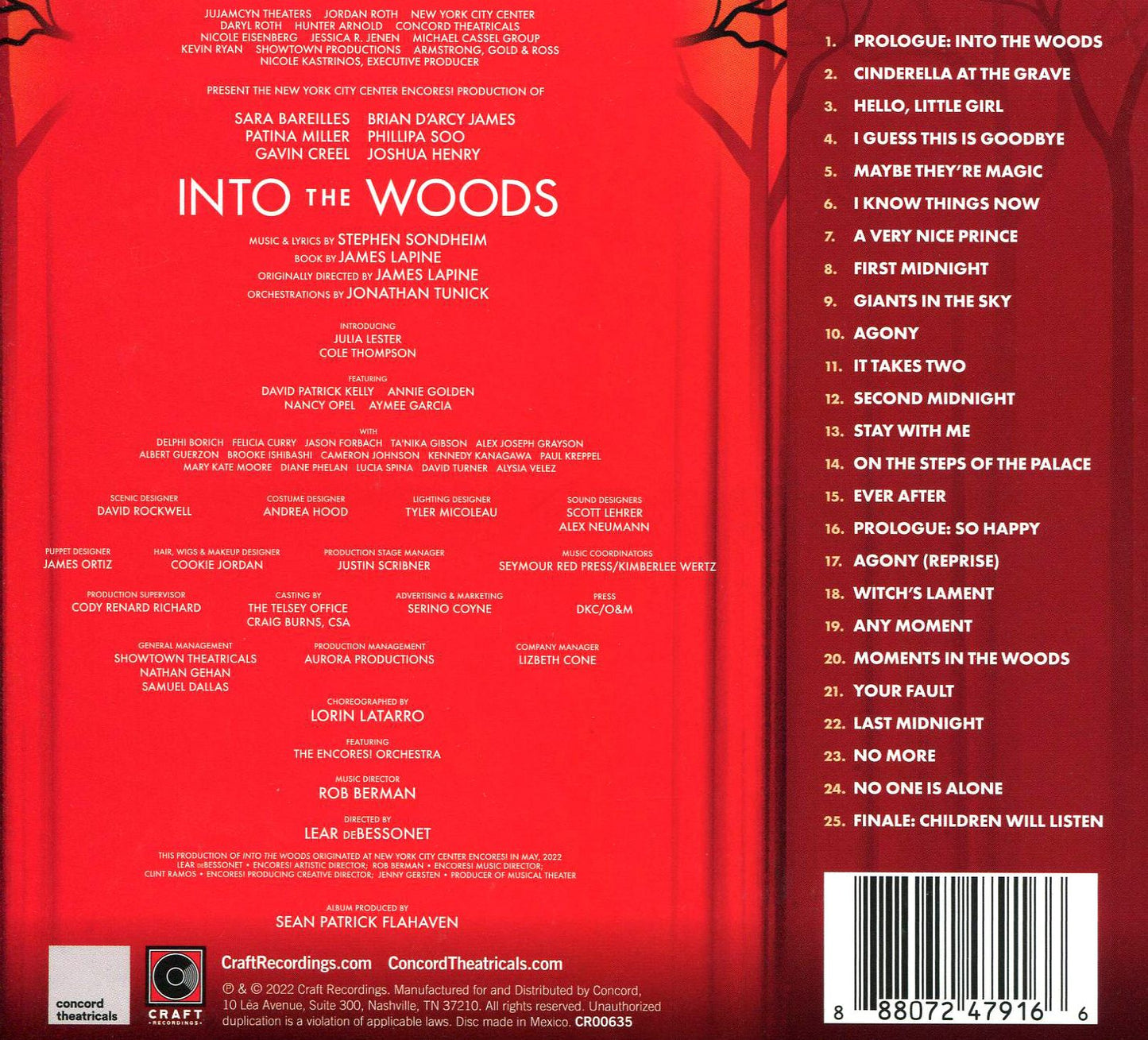 Into The Woods (2022 Broadway Cast Recording)