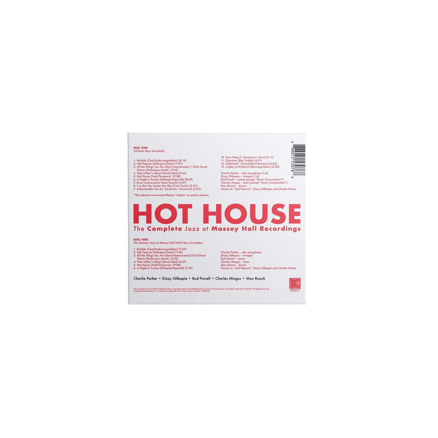 Hot House: The Complete Jazz At Massey / Various
