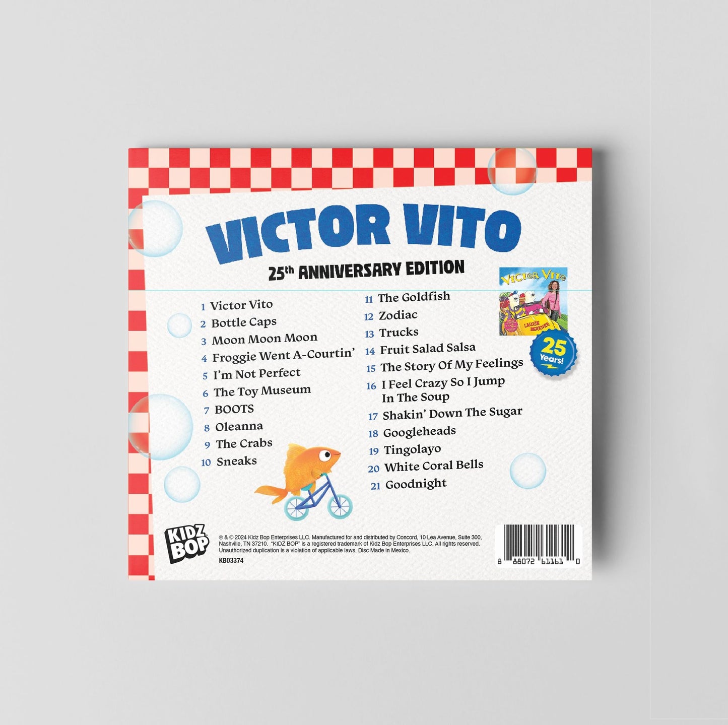 Victor Vito (25Th Anniversary Edition) (Laurie Berkner)