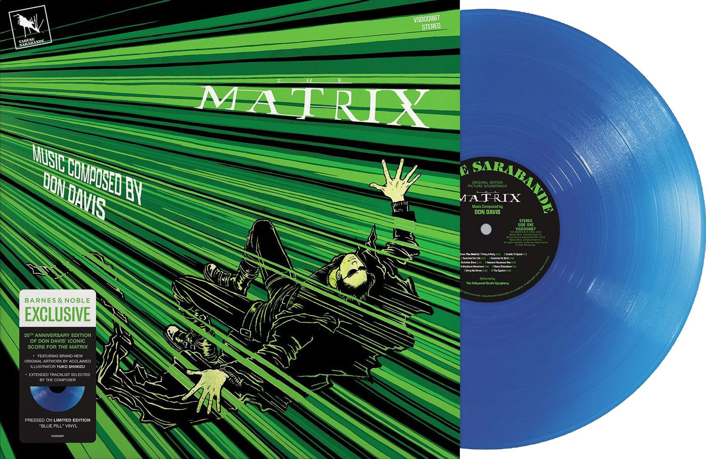 The The Matrix [Original Motion Picture Score] [25th Anniversary Edition] [Blue Pill Vinyl] [Barnes & Noble Exclusive]