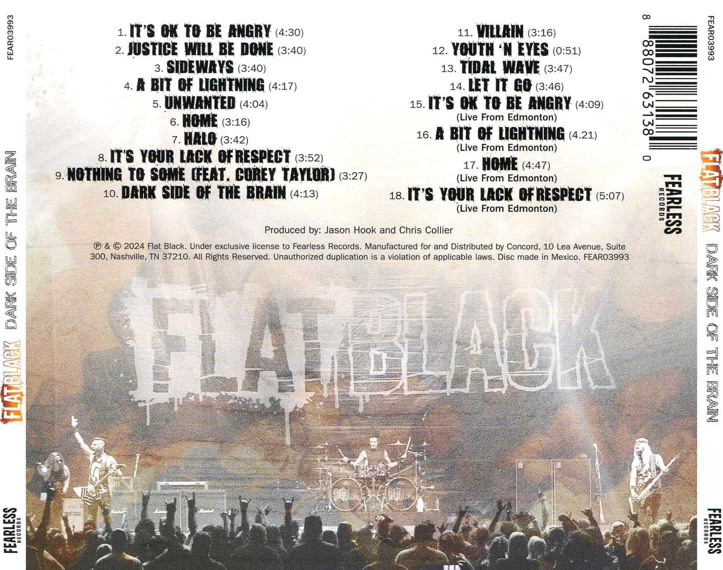 Dark Side Of The Brain (Flat Black)