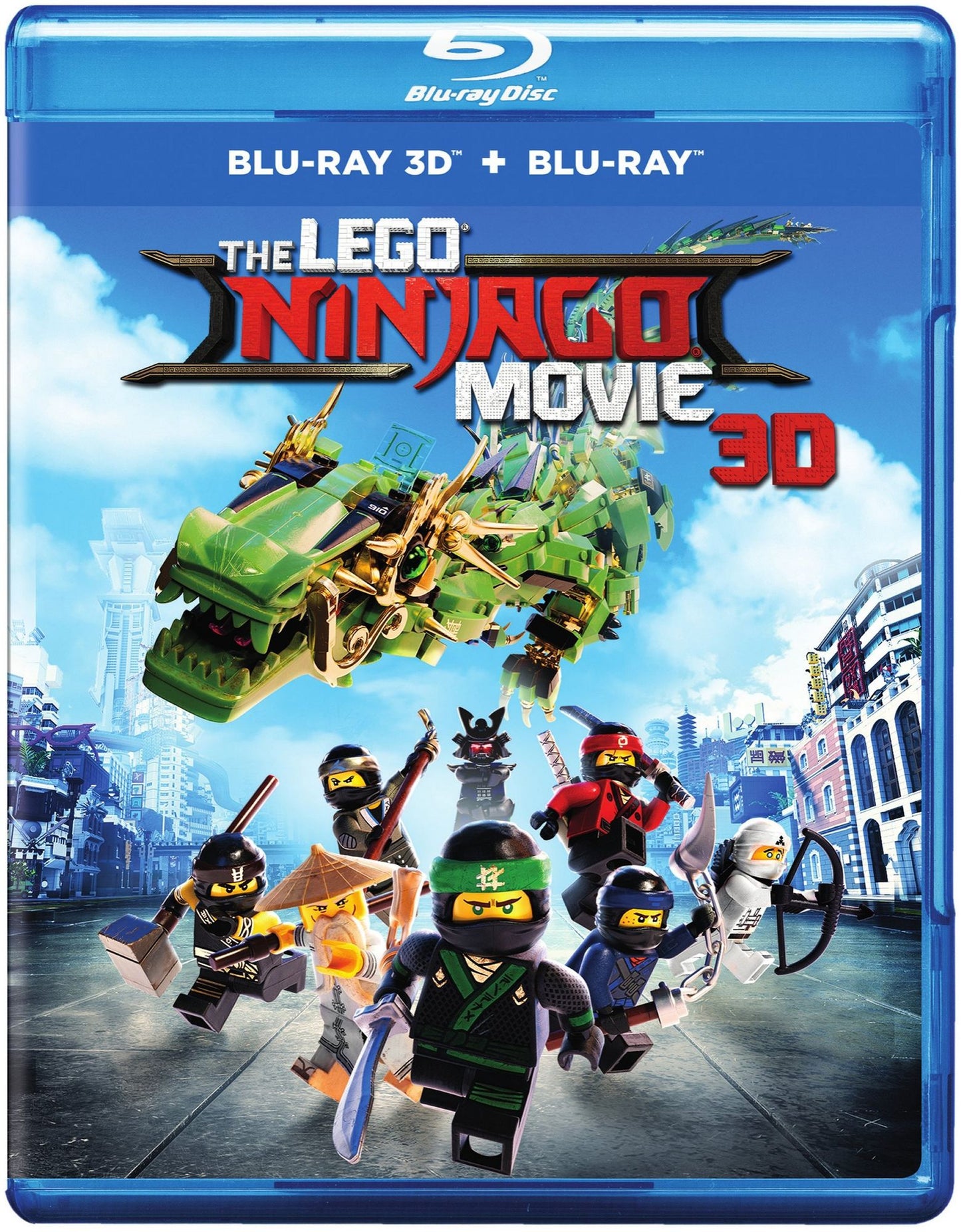 The LEGO NINJAGO Movie [3D] [Blu-ray]