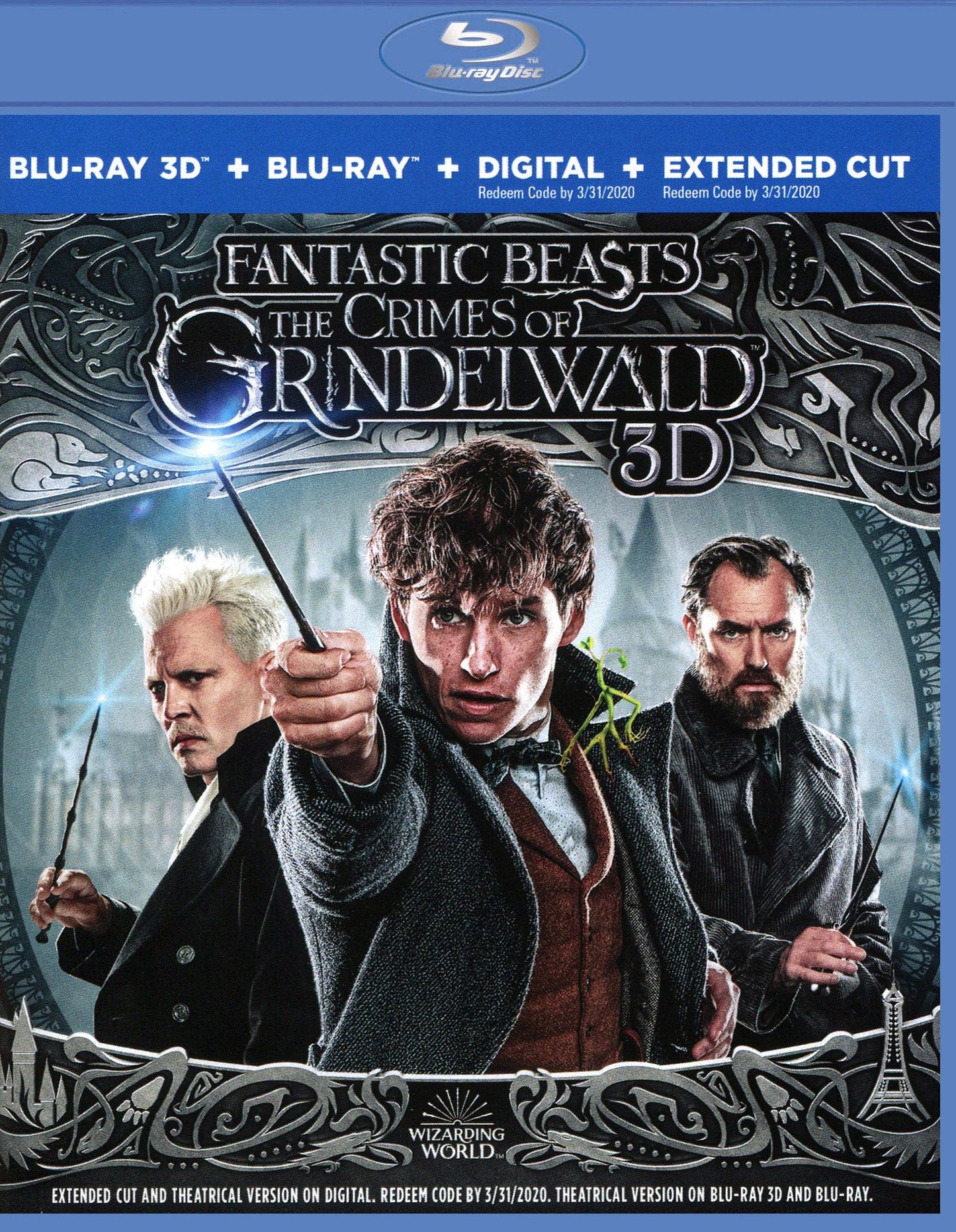 Fantastic Beasts: The Crimes of Grindelwald [3D] [Blu-ray]
