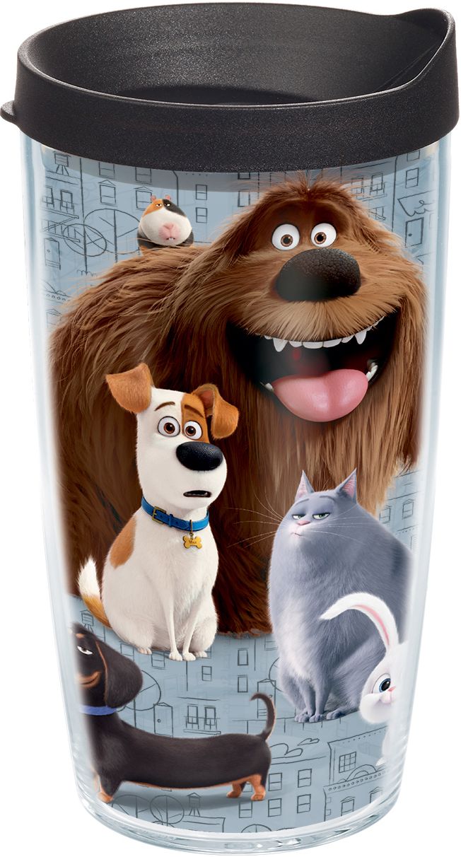 Secret Life of Pets Pet Society 16OZ W BLK LID