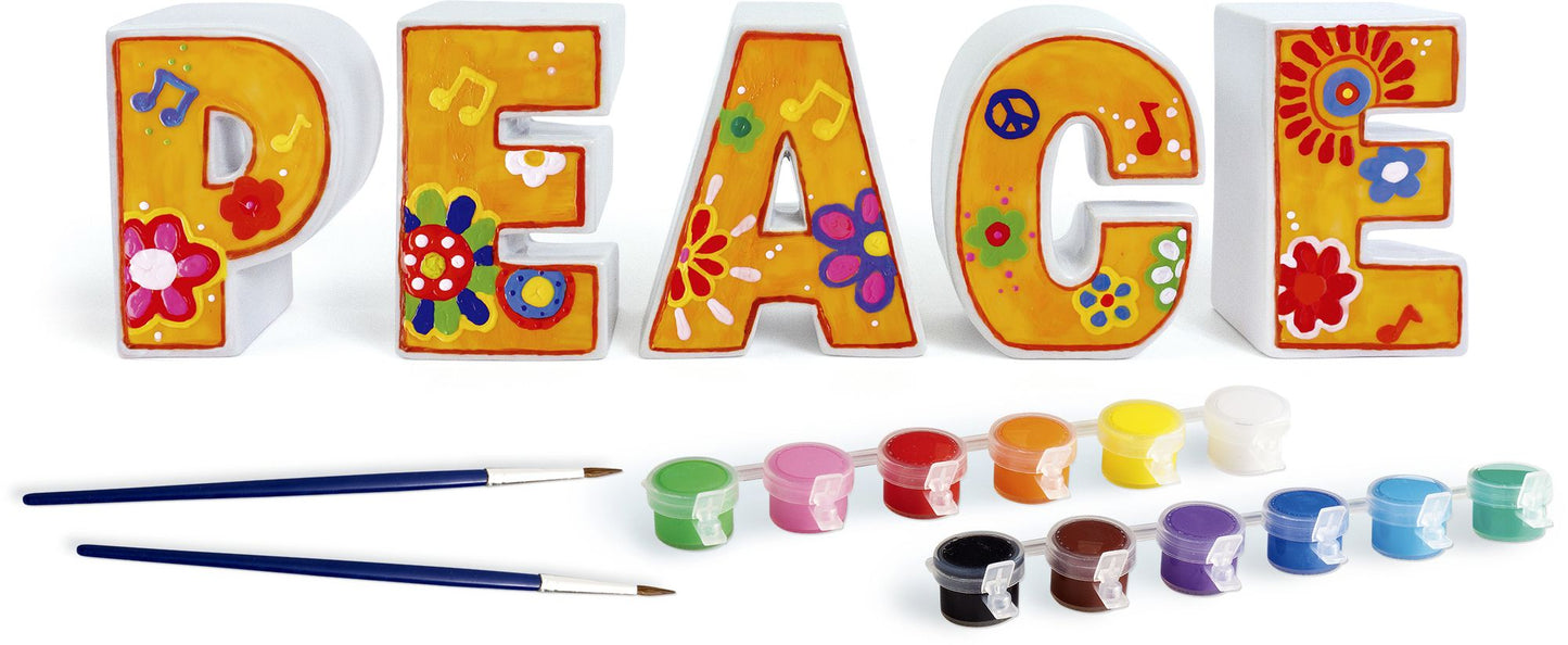 Paint Your Own Porcelain Expressions: Peace