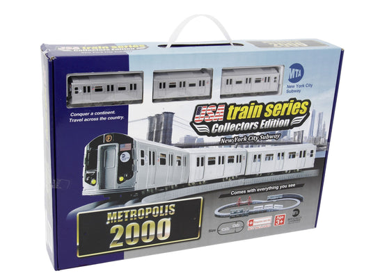 LEC 2000 MTA New York City Subway Battery Operated Train Set