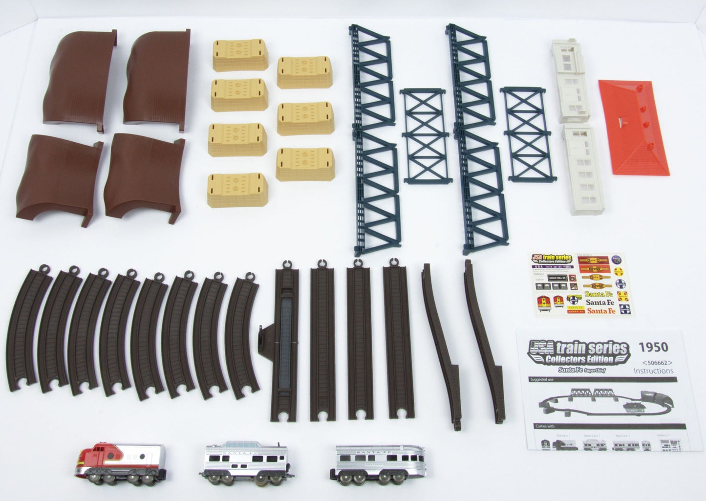 LEC 1950 Santa Fe Super Chief (F7 EMD A unit) Battery Operated Train Set