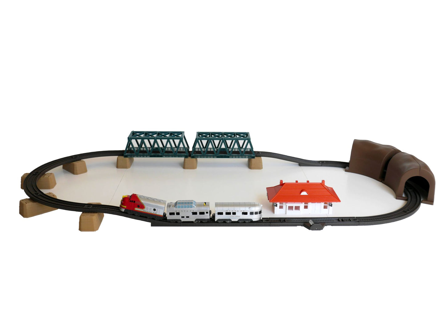 LEC 1950 Santa Fe Super Chief (F7 EMD A unit) Battery Operated Train Set