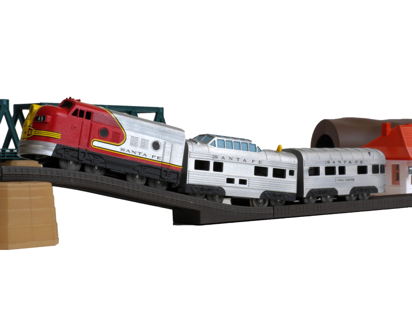 LEC 1950 Santa Fe Super Chief (F7 EMD A unit) Battery Operated Train Set