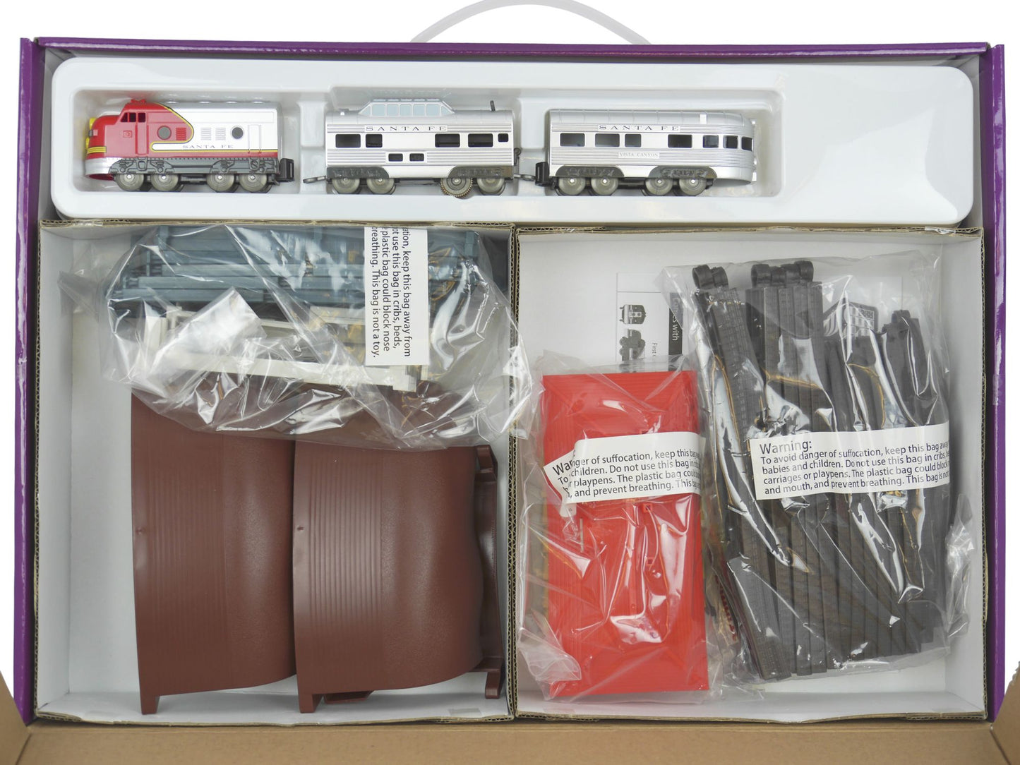 LEC 1950 Santa Fe Super Chief (F7 EMD A unit) Battery Operated Train Set