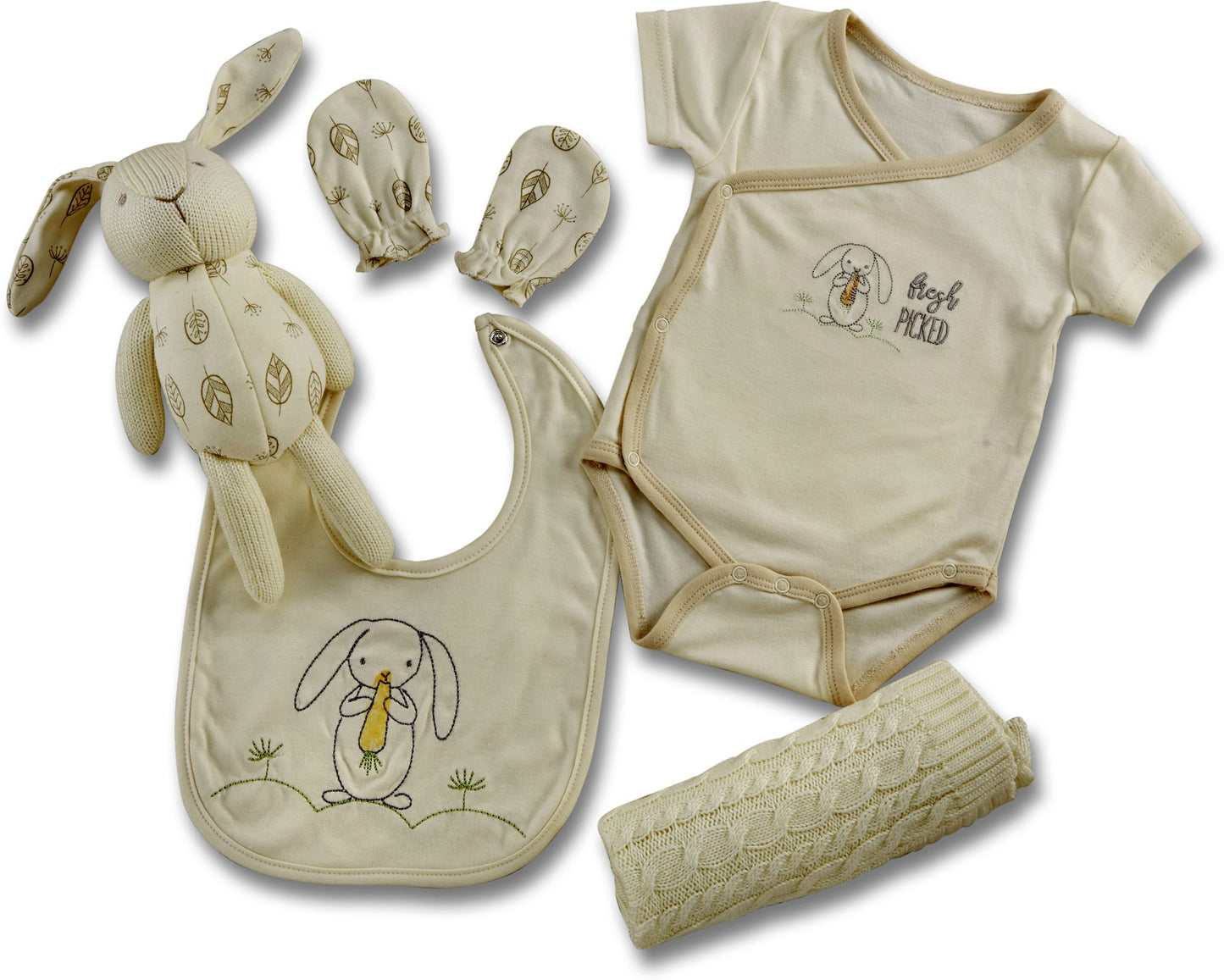 Natural Baby Bamboo 5-Piece Welcome Home Gift Set