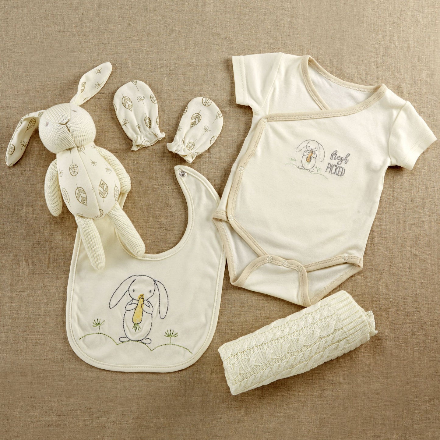 Natural Baby Bamboo 5-Piece Welcome Home Gift Set