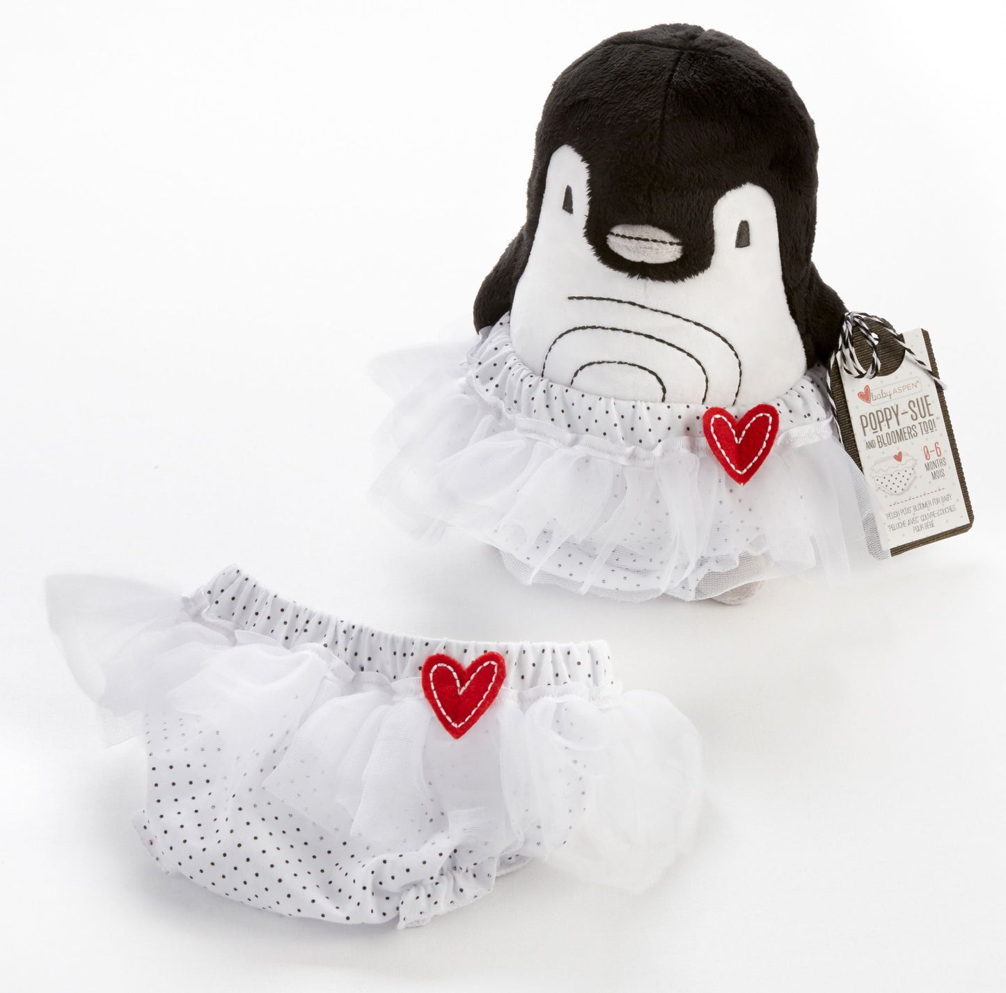 Plush Penguin and Bloomer for Baby
