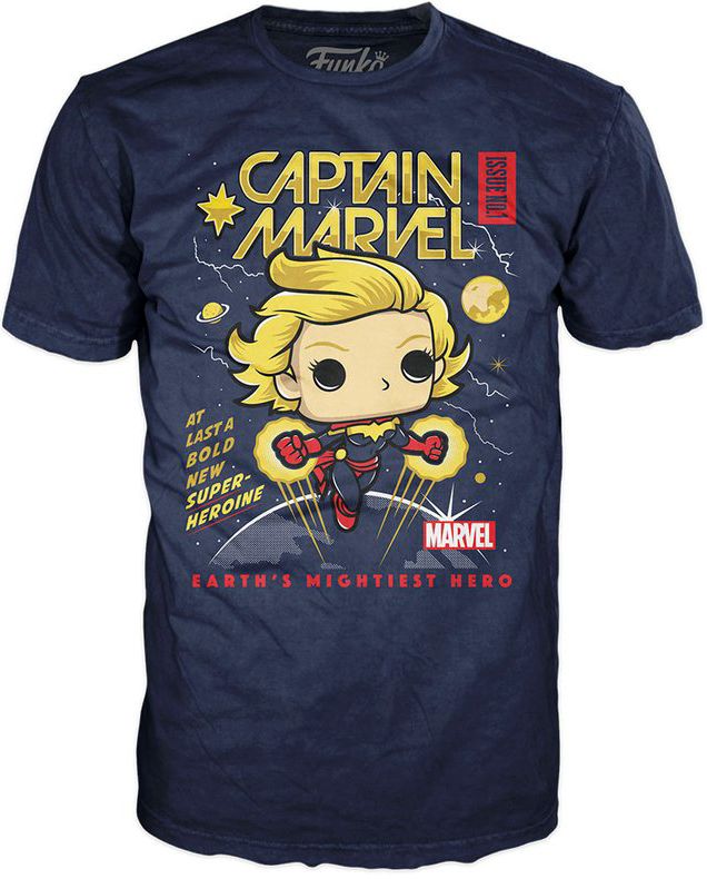 POP Tees: Marvel - The Captain Marvel MD