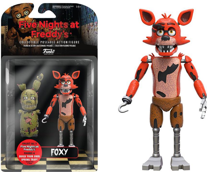5'' Articulated Action Figure: FNAF - NM Foxy