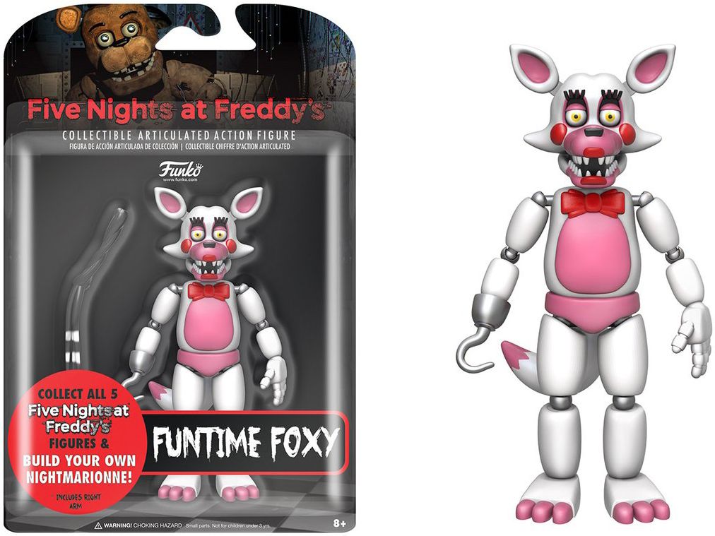5'' Articulated Action Figure: FNAF Funtime Foxy