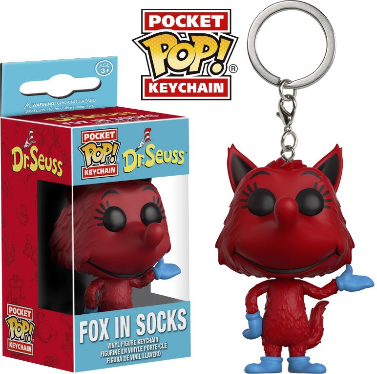 Pop Keychain: Dr. Seuss - Fox in Socks