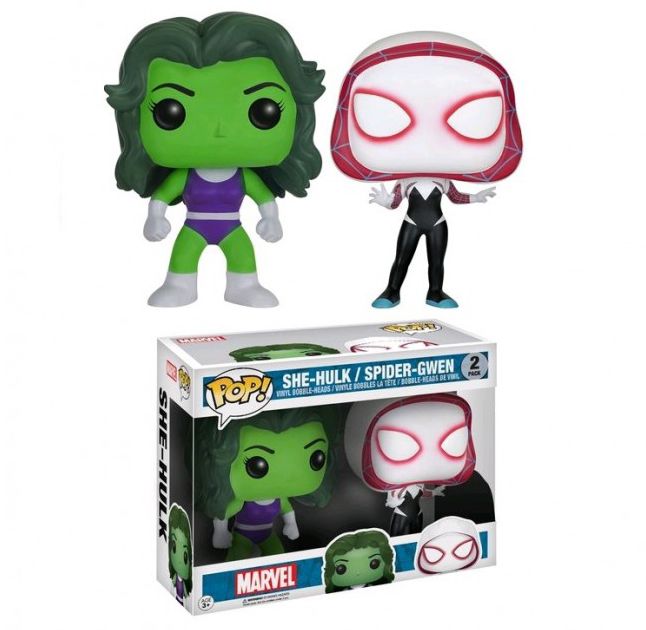 POP Marvel: Marvel - 2PK - She-Hulk & Spider Gwen