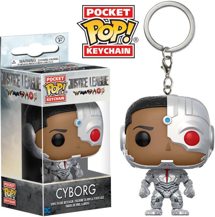 Pop Keychain: DC - JL - Cyborg