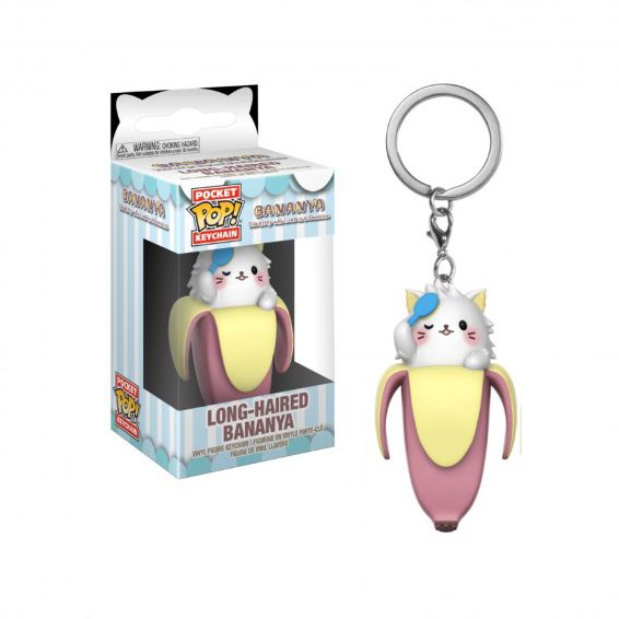 Pop Keychain: Long-Haired Bananya