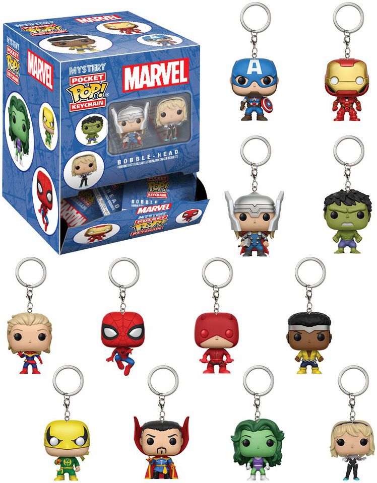 POP Keychain:Marvel (Blind Boxed)
