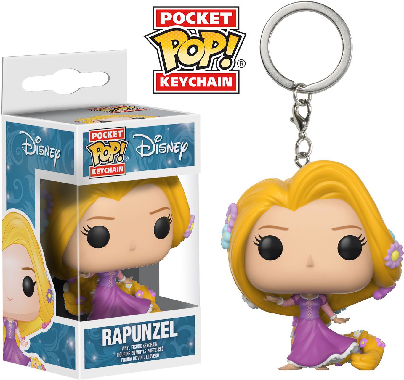POP Keychain: Tangled - Rapunzel (heart strong/dan