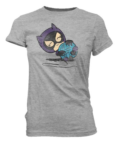 Super Cute Tees: Catwoman Ball O Yarn-JR-SM(Purp)