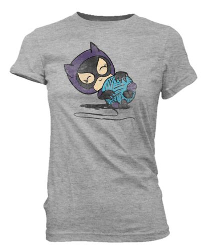 Super Cute Tees: Catwoman Ball O Yarn-JR-MD(Purp)
