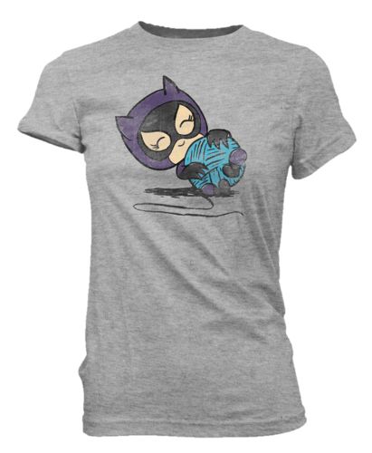 Super Cute Tees: Catwoman Ball O Yarn-JR-LG(Purp)