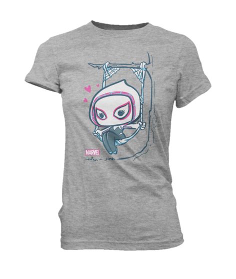 Super Cute Tees: Spider Gwen Swing - XL