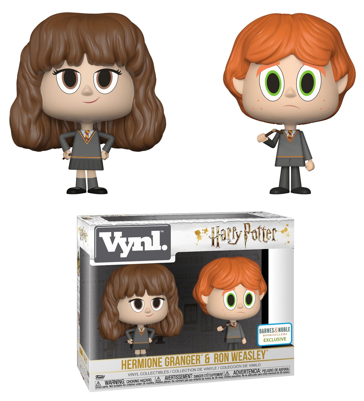 VYNL: S5-Harry Potter-2PK-Ron&Hermione Broken Wand