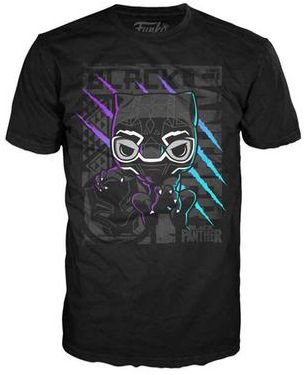 Pop Tees: Panther Color Scratch- XL